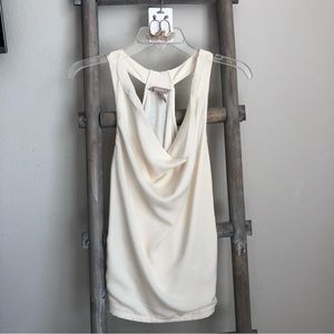 Banana Republic Cream Scoop Neck sleeveless top SZ XS